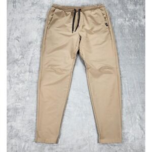 UNRL Pants Mens XL 36x32 Beige Jogger Stretch Zip Pocket Athletic Performance